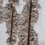 Close Up of Berlin Wall Piece