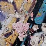 Close Up of Painting on Wall