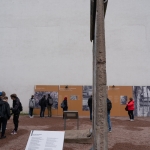 Piece of the Wall in Museum Setting