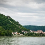 Durnstein with Castle Ruins Above