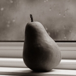 Bosc Pear on Windowsill