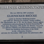 Bridge of Spies Plaque
