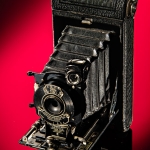 No. 1 Pocket Kodak Junior with Red Gel